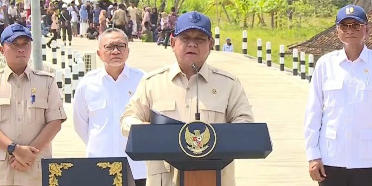 Presiden Prabowo: Pembangunan Jalan Kunci Pemerataan Ekonomi