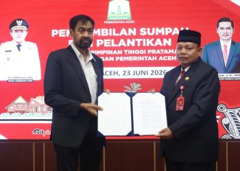 Misran Fuadi Resmi Pimpin Dinas Syariat Islam Aceh