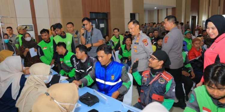 Polda Lampung Gelar Layanan Kesehatan Gratis untuk Ribuan Warga