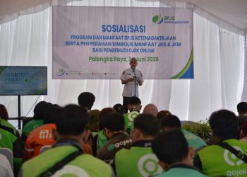 Pemkot Palangka Raya Dorong Ojol Manfaatkan BPJS Ketenagakerjaan