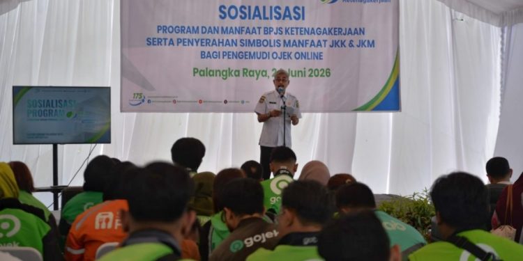 Pemkot Palangka Raya Dorong Ojol Manfaatkan BPJS Ketenagakerjaan