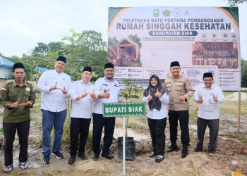 Bupati Siak Resmikan Pembangunan Rumah Singgah Kesehatan Gratis