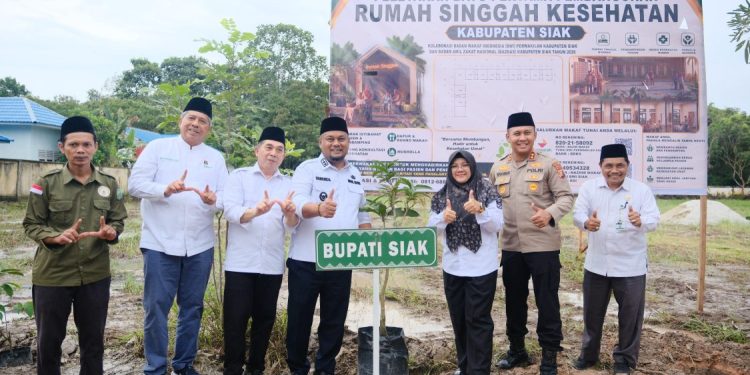 Bupati Siak Resmikan Pembangunan Rumah Singgah Kesehatan Gratis