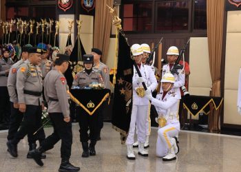 Polri Gelar Upacara Penyucian Panji Rastra Sewakottama Sambut Hari Bhayangkara ke-80