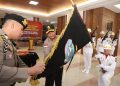 Polda Kepri Gelar Upacara Pensucian Pataka Sambut Hari Bhayangkara ke-80