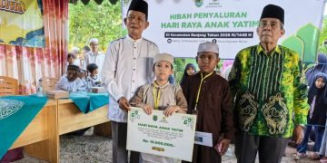 Baznas HSU Salurkan Santunan Anak Yatim di Momen 10 Muharram