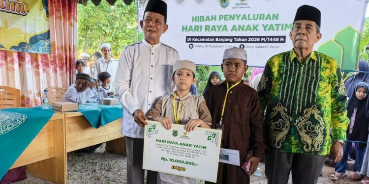 Baznas HSU Salurkan Santunan Anak Yatim di Momen 10 Muharram