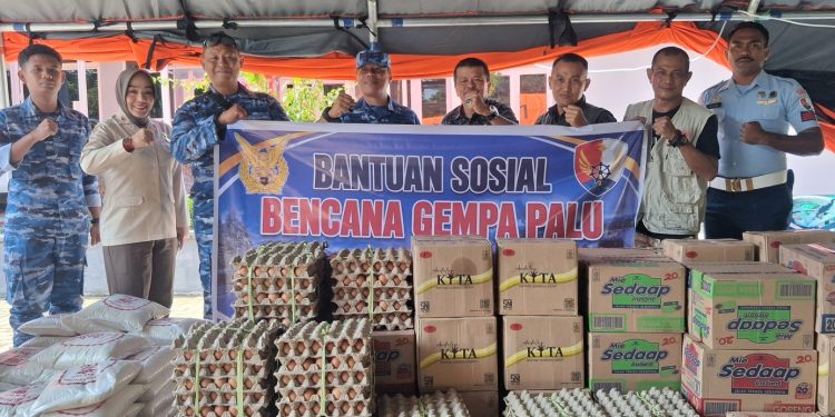 TNI AU Kirim Bantuan Gempa ke Parigi Moutong