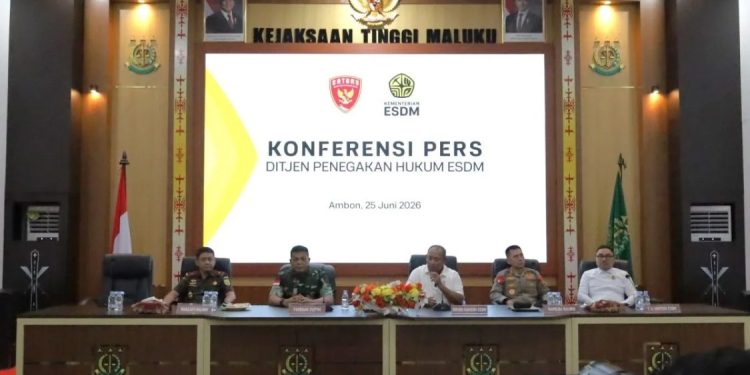 26 Tersangka Penambangan Ilegal di Maluku Ditetapkan oleh Kementerian ESDM dan Polri