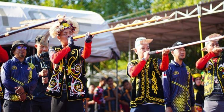 Polres Kutai Timur Gelar Lomba Menyumpit untuk Hari Bhayangkara ke-80