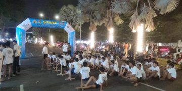 Polres Jakarta Pusat Gelar Night Run Sambut Hari Bhayangkara ke-80