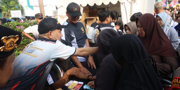 Polres Tangerang Selatan Gelar Pasar Rakyat dan Bazar UMKM Hari Bhayangkara ke-80