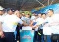Polda Kepri Bagikan 1.000 Paket Sembako dalam Bakti Sosial Hari Bhayangkara