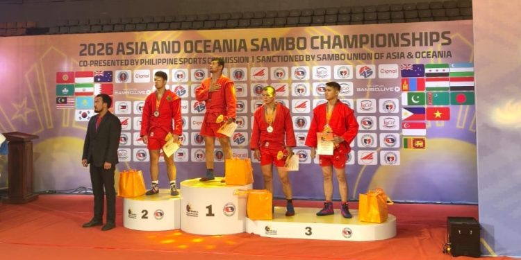 Brigadir Polisi Rian Hendris Saputra Raih Medali Perunggu di Kejuaraan Asia SAMBO 2026