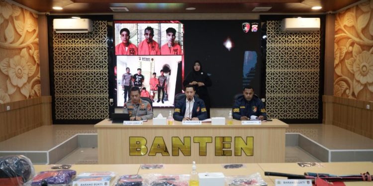 Polda Banten Berhasil Ungkap Kasus Curanmor dan Senjata Api Rakitan