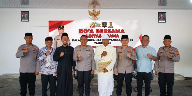 Polres OKI Gelar Doa Bersama Lintas Agama di Hari Bhayangkara ke-80