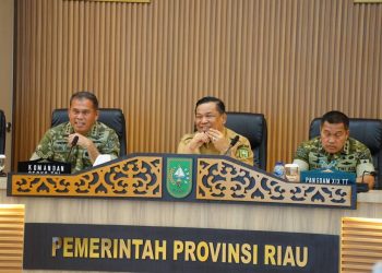 Pemprov Riau Dukung Rentinkon TNI, Soroti Posisi Strategis Riau