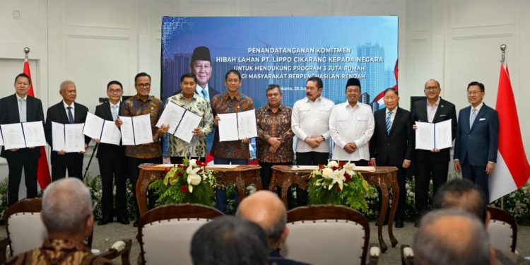 Pemerintah Terima Hibah 30 Hektare dari Lippo Cikarang untuk Program Rumah Murah