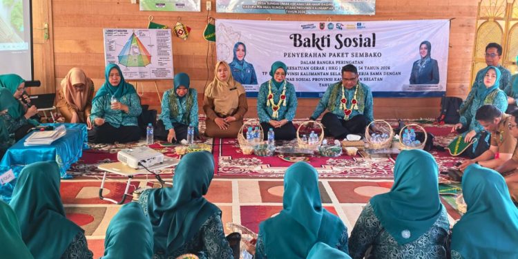 TP PKK HSU Dorong Inovasi Anyaman dan Perikanan UP2K Sinergi Limas