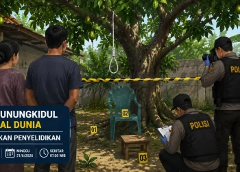 Warga Gunungkidul Meninggal Dunia di Belakang Rumah, Polisi Lakukan Pendalaman