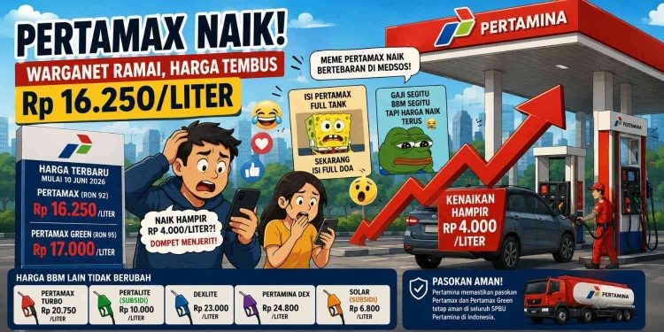 meme pertamax naik