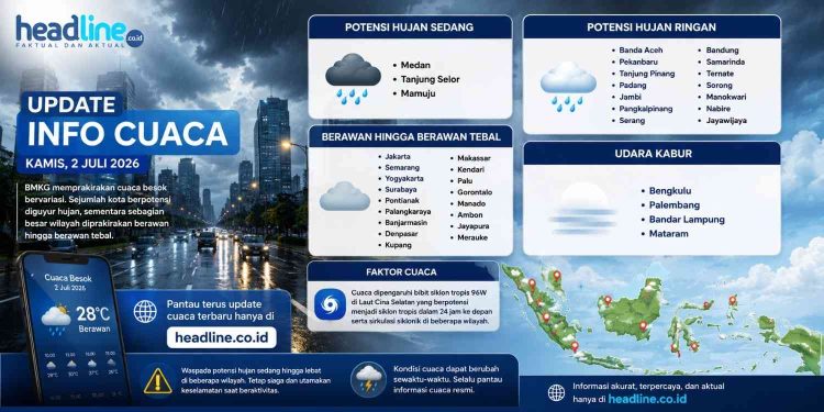 Apakah Cuaca Besok Hujan atau Panas Ini Penjelasan Lengkap BMKG untuk Seluruh Indonesia
