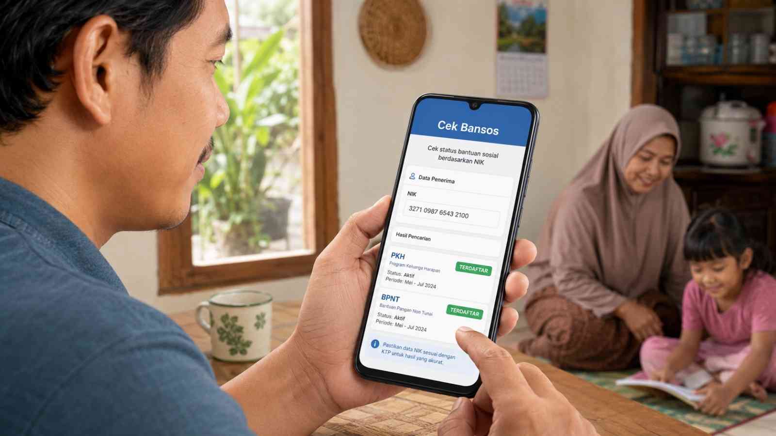 Aplikasi Cek Bansos Resmi Kemensos, Begini Cara Cek Penerima Pakai NIK KTP