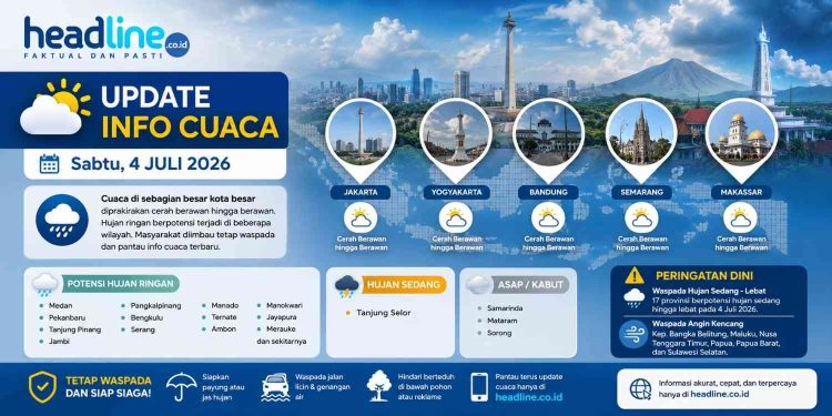 BMKG Beberkan Penyebab Cuaca Besok Berpotensi Hujan Lebat, Ada Pengaruh Sirkulasi Siklonik