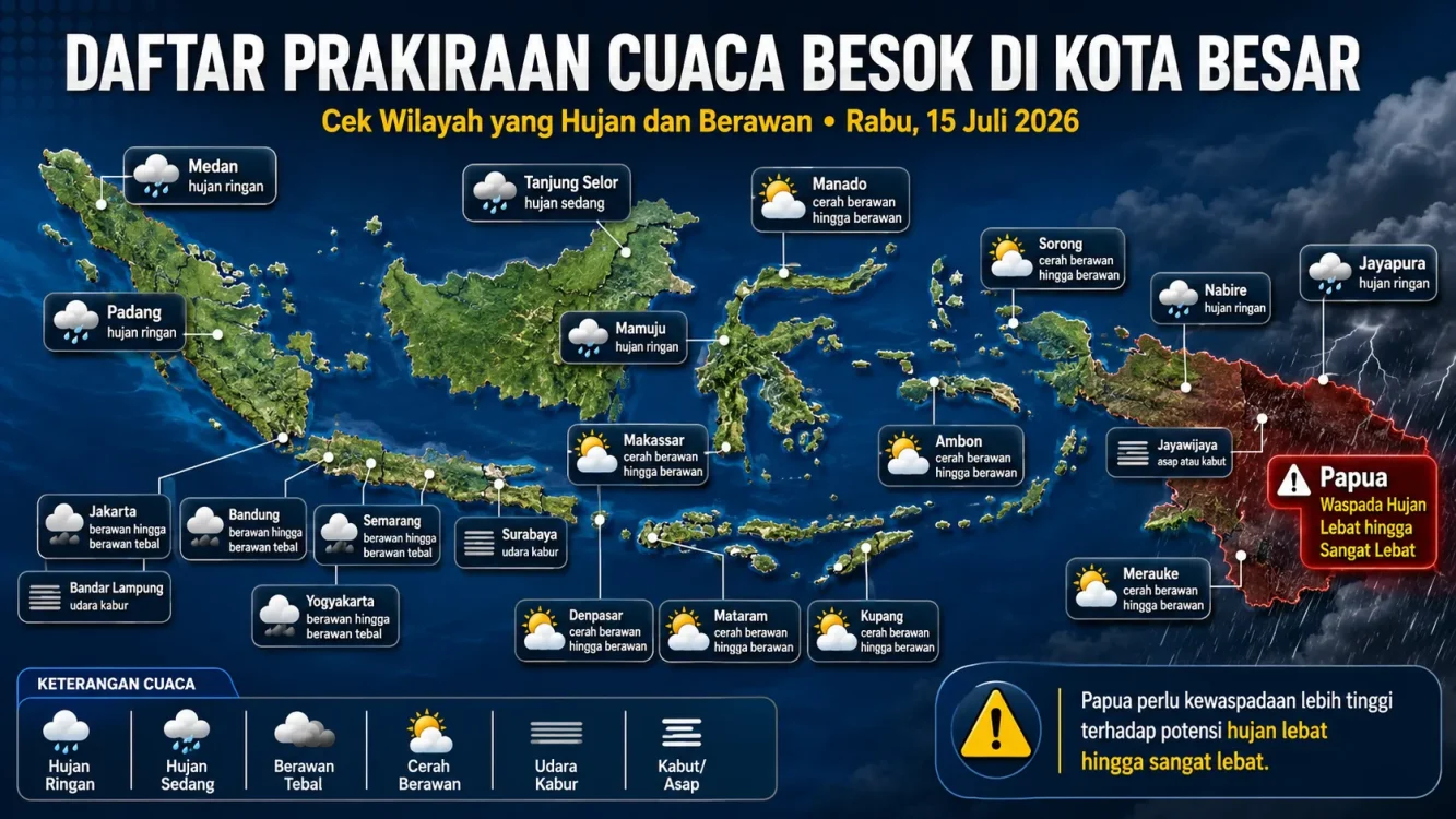 Cuaca Besok,BMKG,Besok Panas Atau Hujan,Prediksi Cuaca,Prakiraan Cuaca,