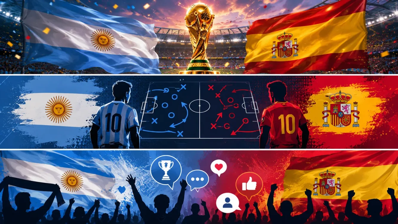 Final Piala Dunia 2026 Argentina vs Spanyol Jadwal, Prediksi Skor, dan Peta Kekuatan