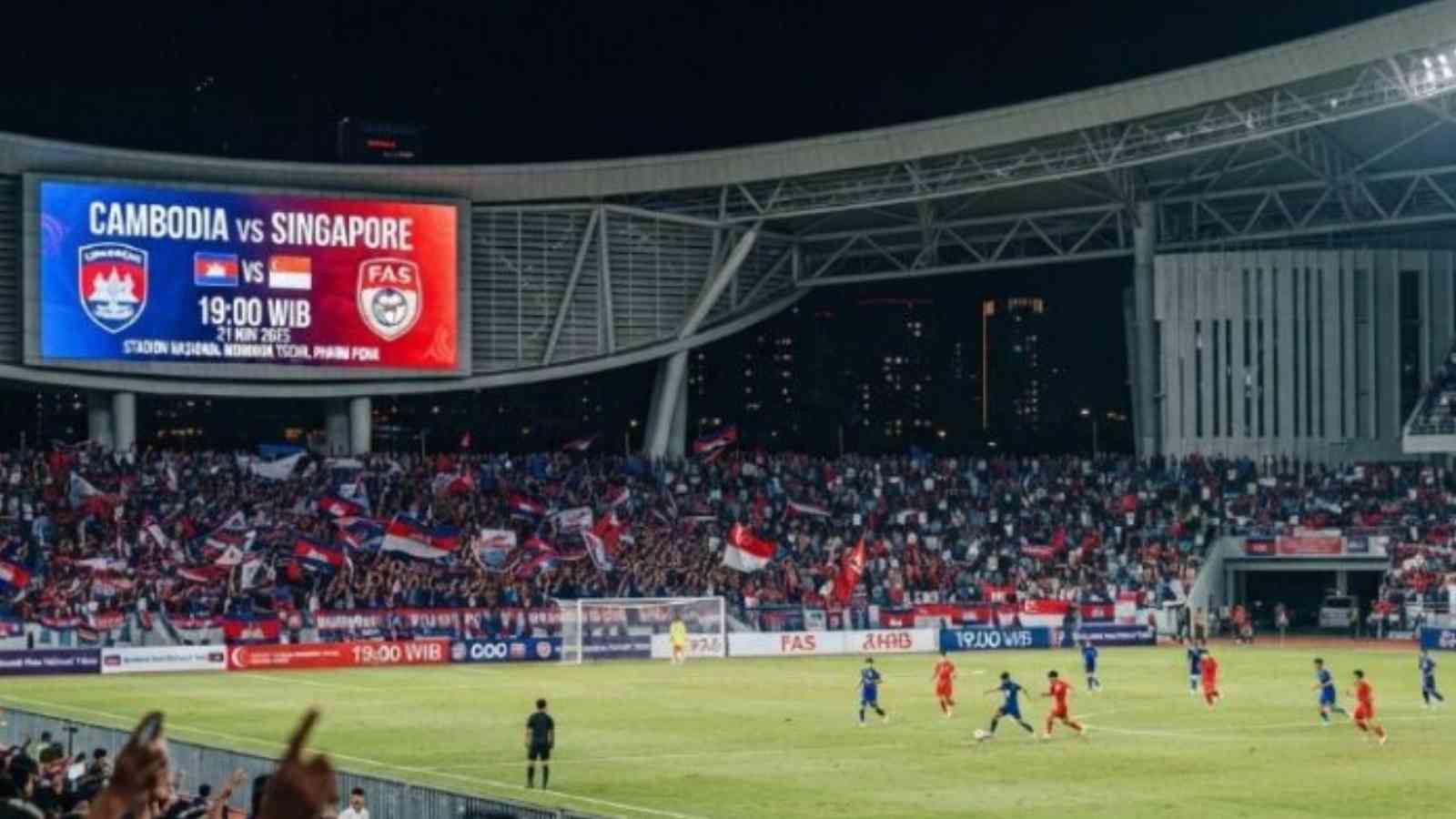 Hasil Kamboja vs Singapura