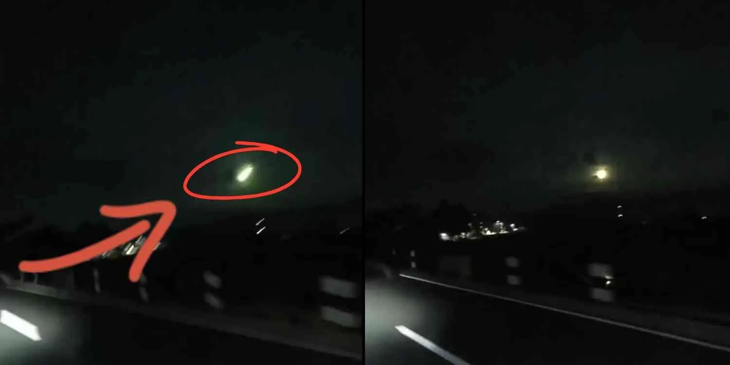 Heboh Cahaya Misterius Mirip Meteor Jatuh di Langit Ciamis, Melintas Cepat dari Arah Utara