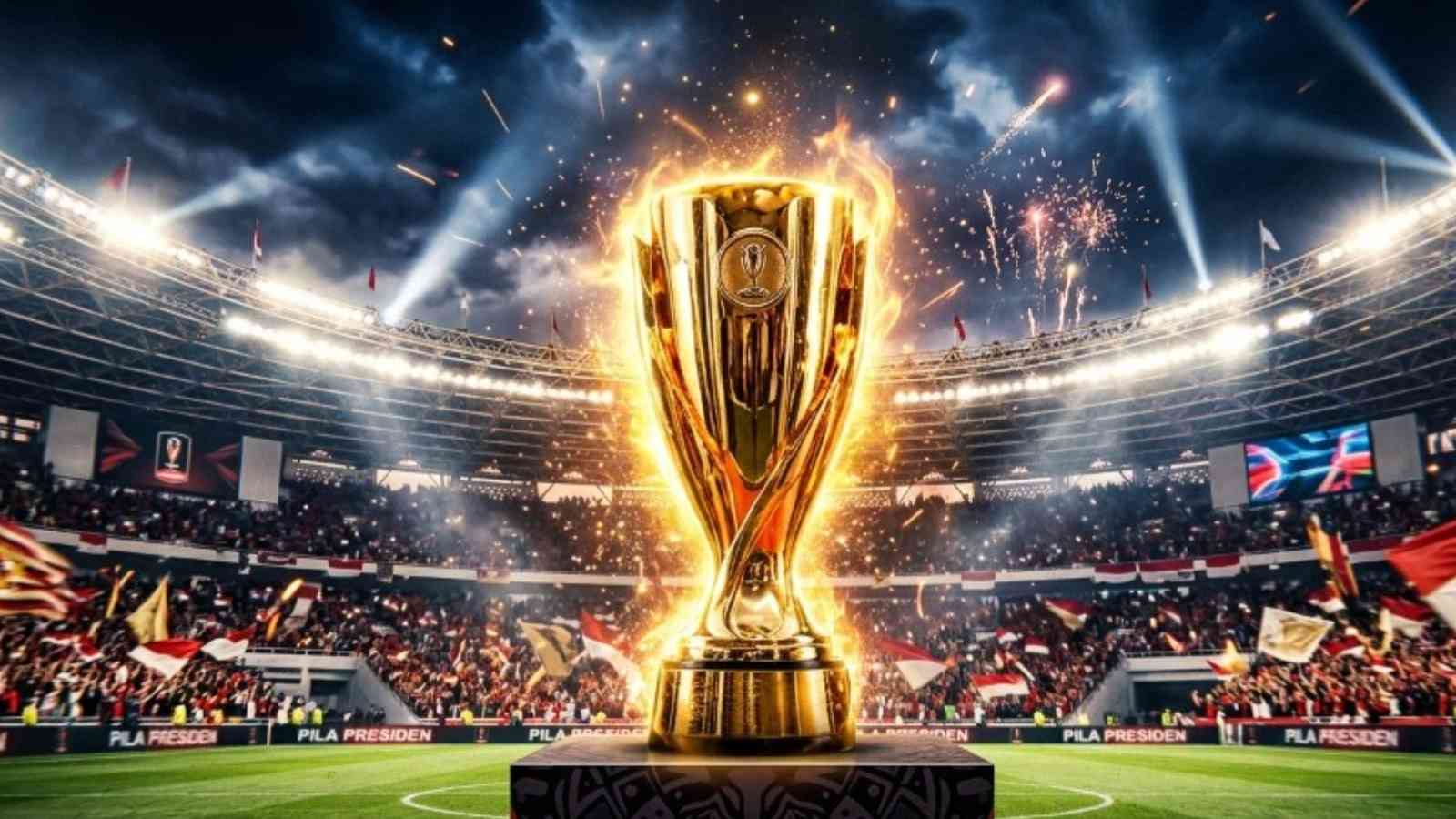Ilustrasi gambar piala presiden
