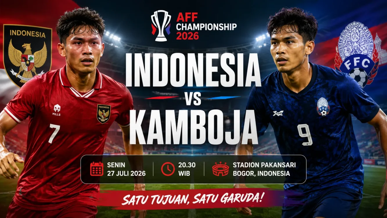 Jadwal Indonesia Vs Kamboja Aff 2026