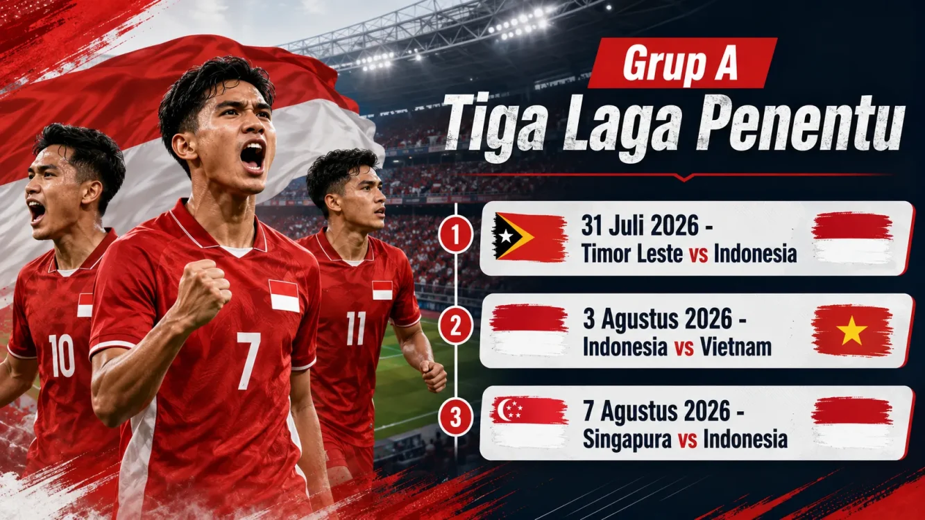 Jadwal Indonesia di Piala AFF 2026 Timor Leste Jadi Lawan Berikutnya