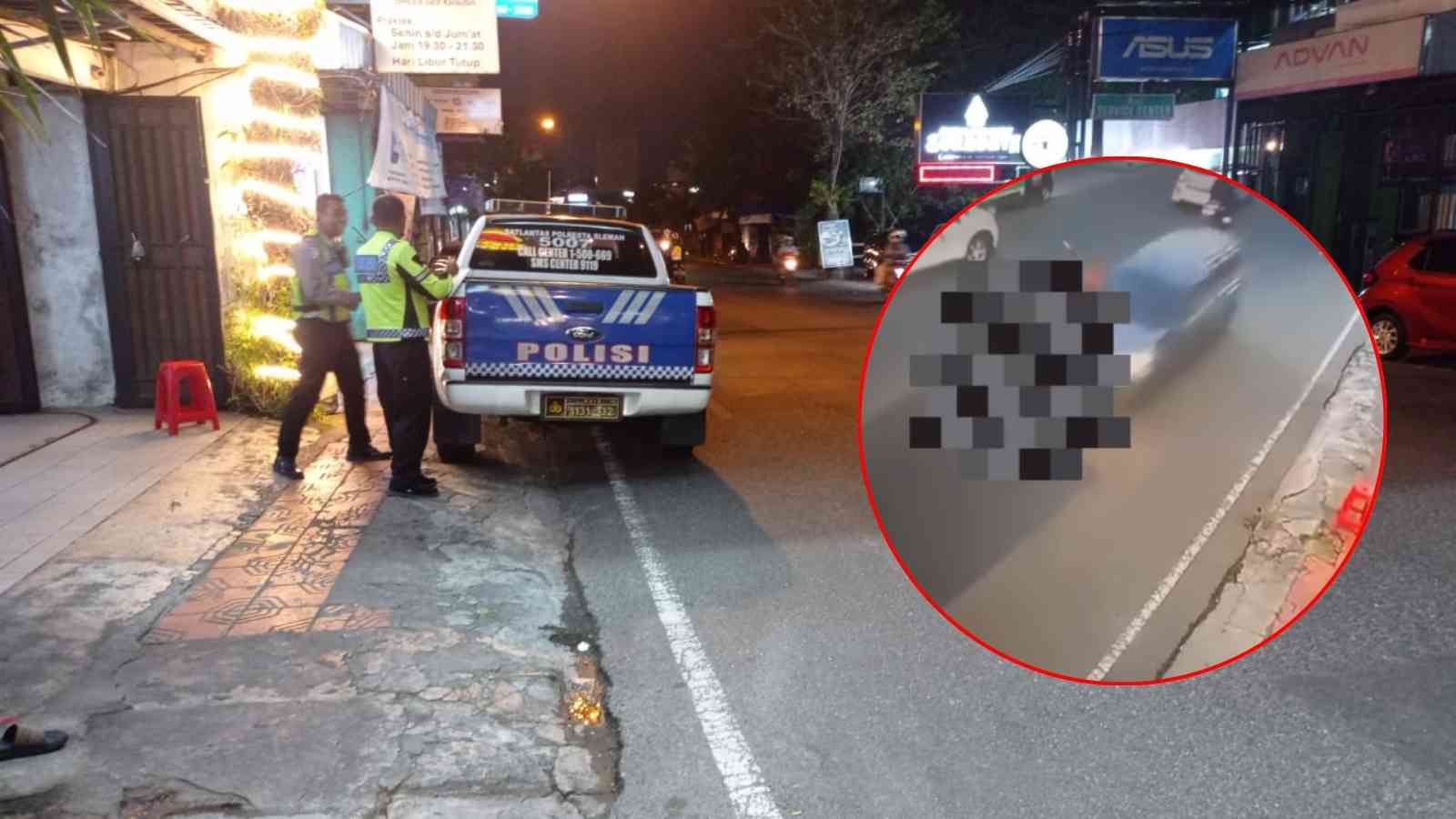 Kecelakaan Pejalan Kaki di Jalan Monjali Sleman, Korban Dievakuasi ke RSUP Sardjito
