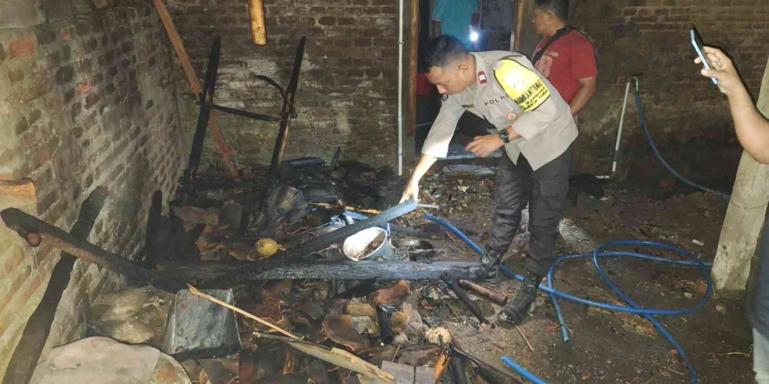 Kronologi Kebakaran Rumah di Pandak Bantul, Berawal dari Tungku yang Masih Menyala