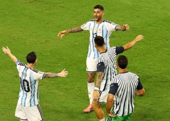 Lionel Messi Cetak Gol, Argentina Kalahkan Cabo Verde 3-2 dan Amankan Tiket ke Babak 16 Besar