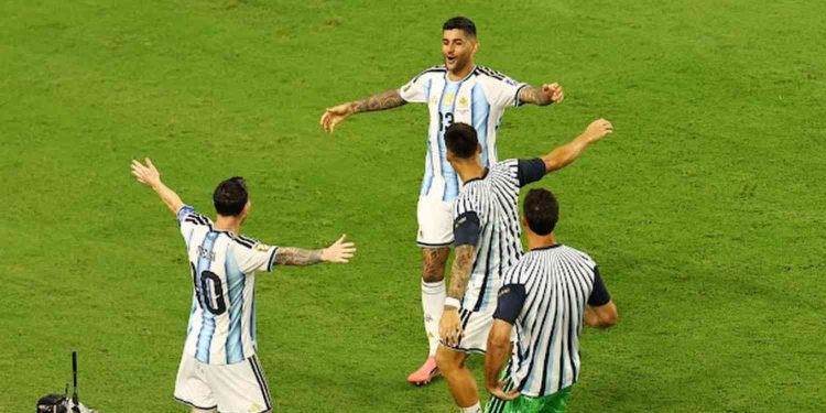 Lionel Messi Cetak Gol, Argentina Kalahkan Cabo Verde 3-2 dan Amankan Tiket ke Babak 16 Besar