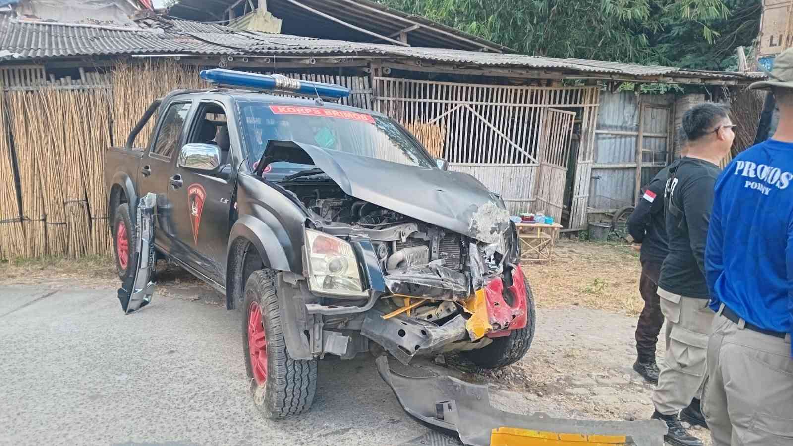 Mobil Brimob Terserempet Kereta Bandara di Bantul, Polisi Beberkan Penyebab