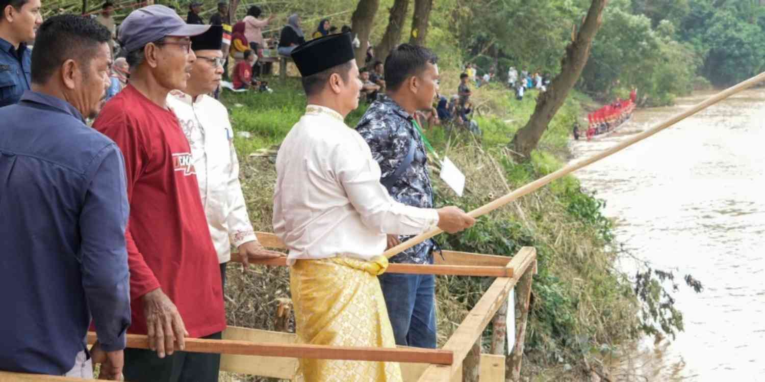 Pacu Jalur Rayon III Benai Resmi Dimulai