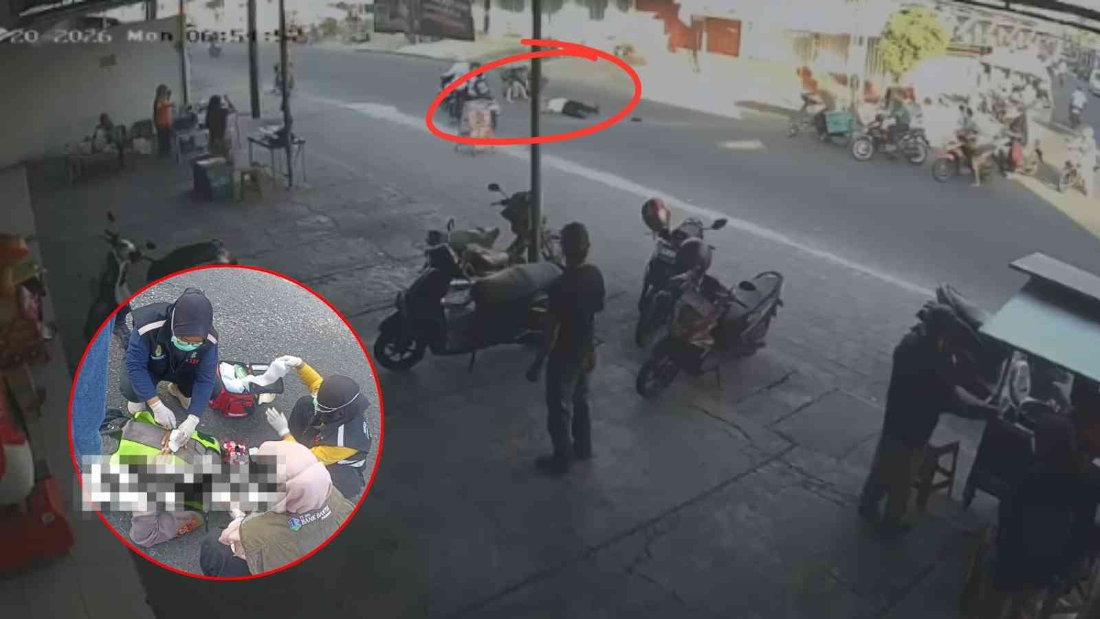 Polisi Terluka Usai Ditabrak Motor di Simpang Pasar Celep Bantul