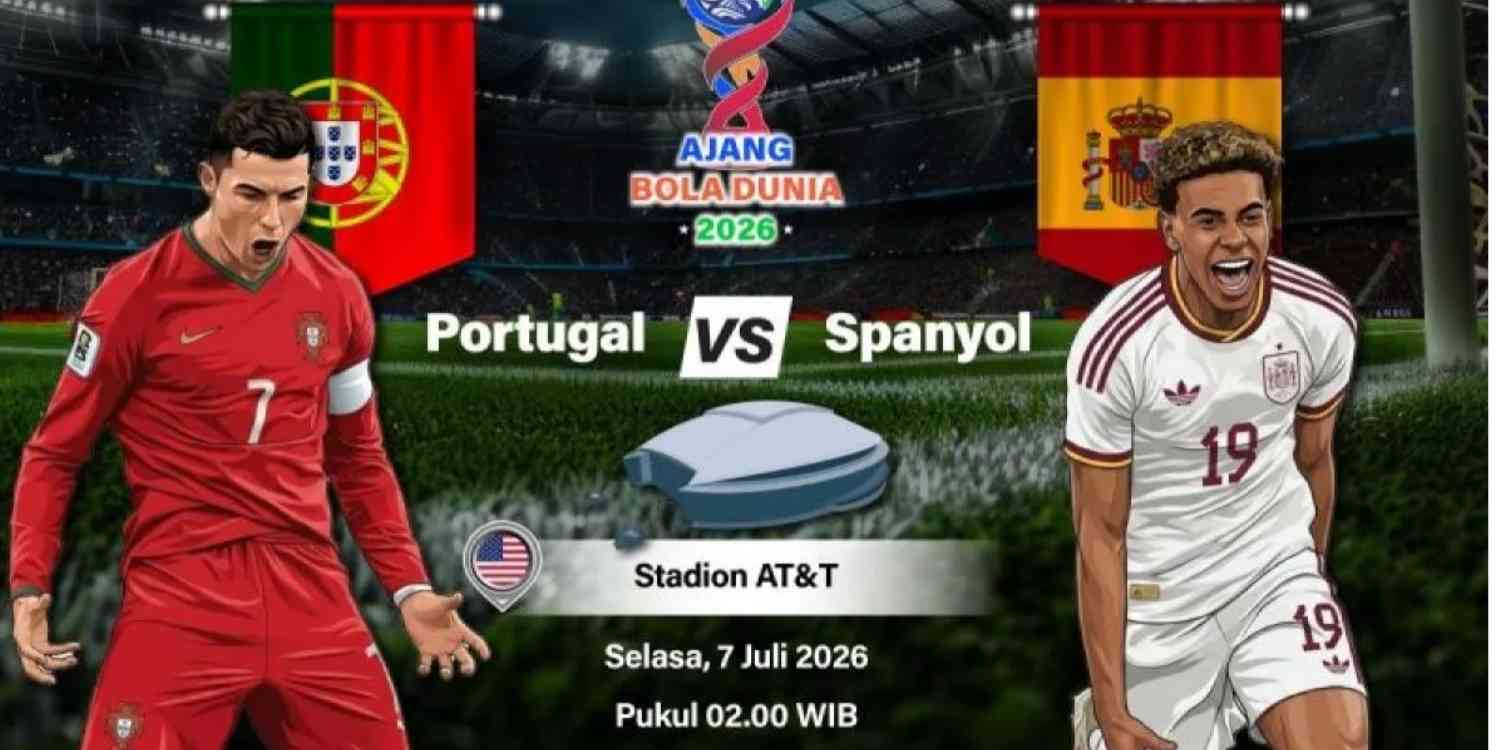 Portugal vs Spanyol Piala Dunia 2026 Rekor Pertemuan, Prediksi Skor, dan Siapa Favorit Lolos