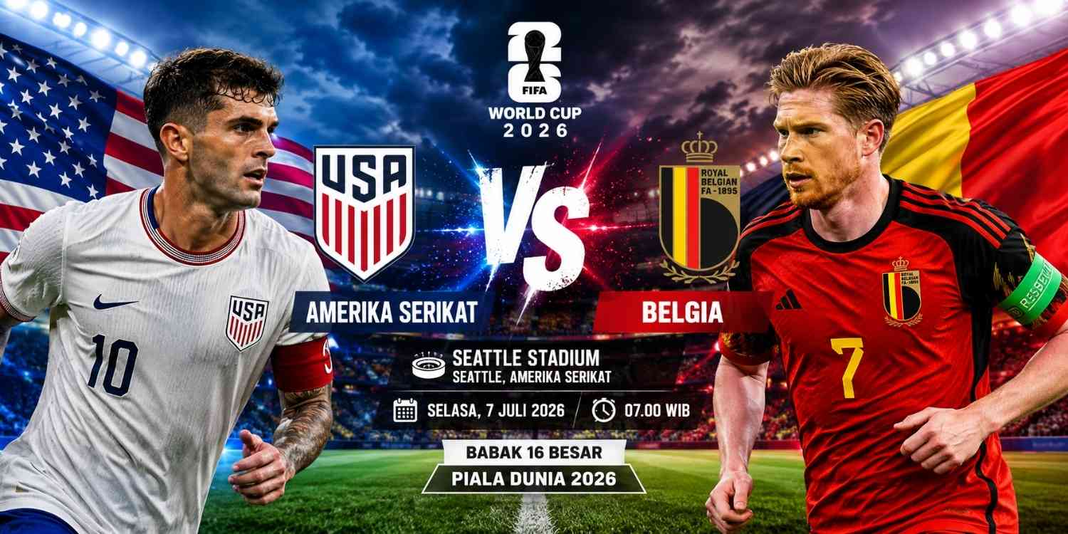 Prediksi Amerika Belgia Kevin De Bruyne vs Christian Pulisic Jadi Penentu Laga Panas 16 Besar