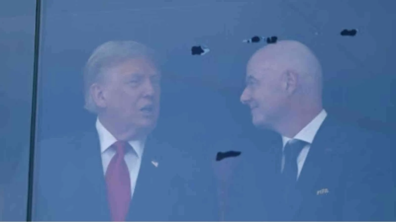 Presiden Amerika Serikat, Donald Trump dan Presiden FIFA Gianni Infantino