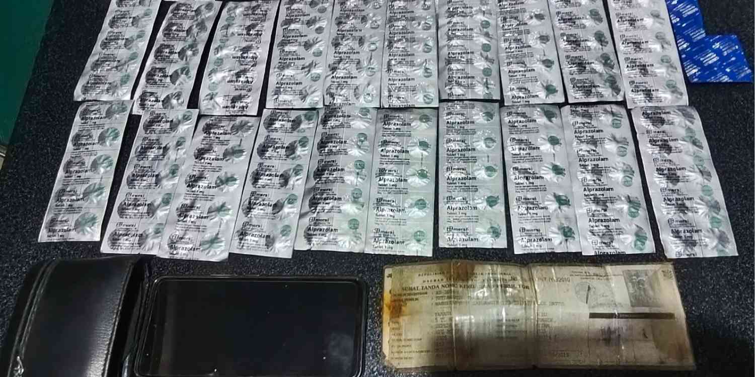 Satresnarkoba Polres Bantul Ungkap Peredaran Alprazolam, Dua Tersangka dan 320 Butir Obat Diamankan