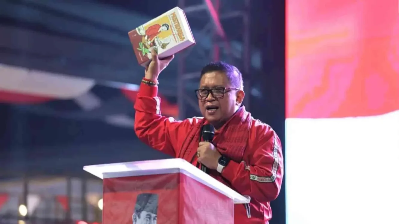 Sekretaris Jenderal DPP PDI Perjuangan (PDIP), Hasto Kristiyanto saat hadir dalam Festival Wisata Kuliner Nusantara Bulan Bung Karno 2026