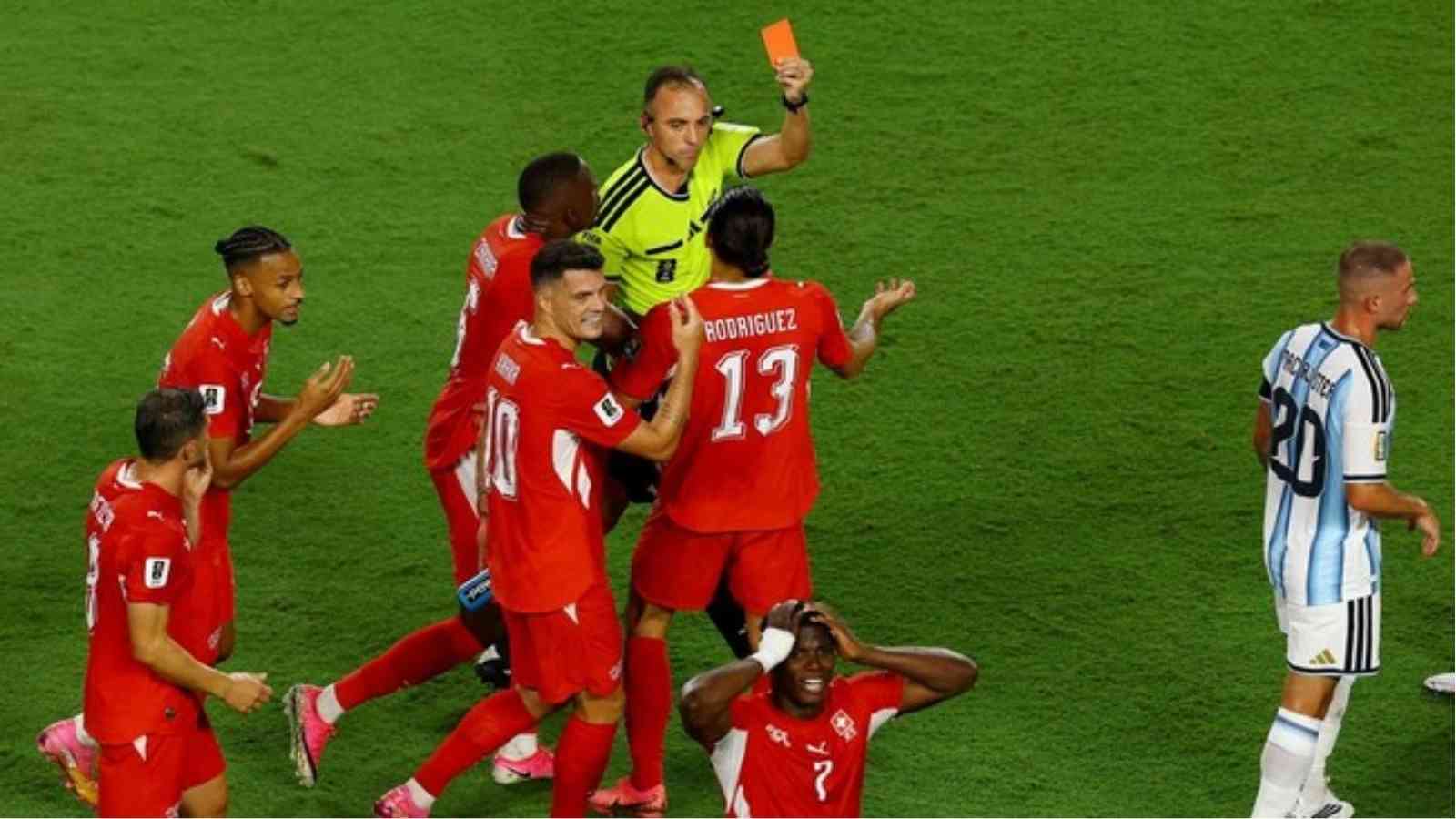Swiss Bermain dengan 10 Pemain, Argentina Menang 3-1 lewat Drama Extra Time