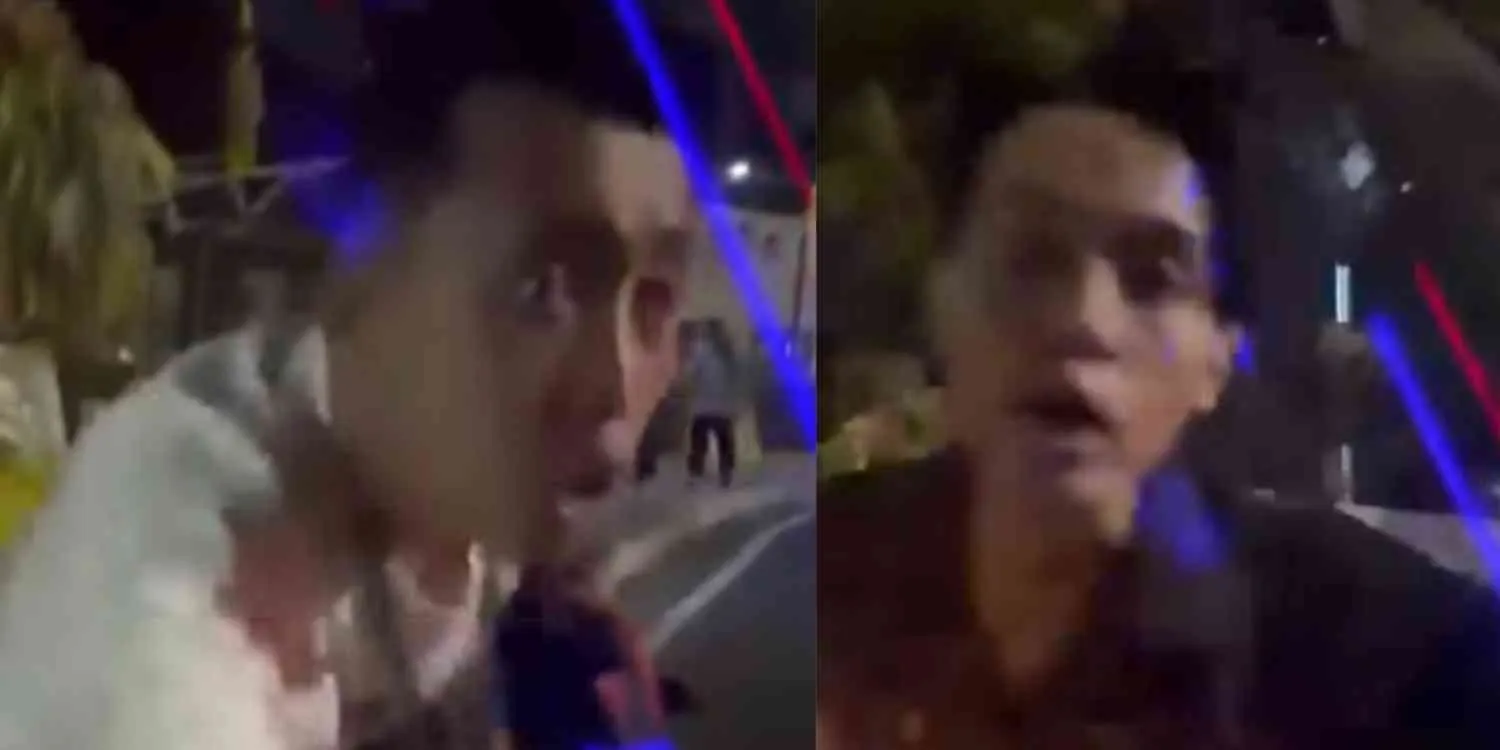 Tangkapan Video Viral Pengendara Motor Diduga Mengamuk Usai Diklason di Jalan Urip Soemoharjo