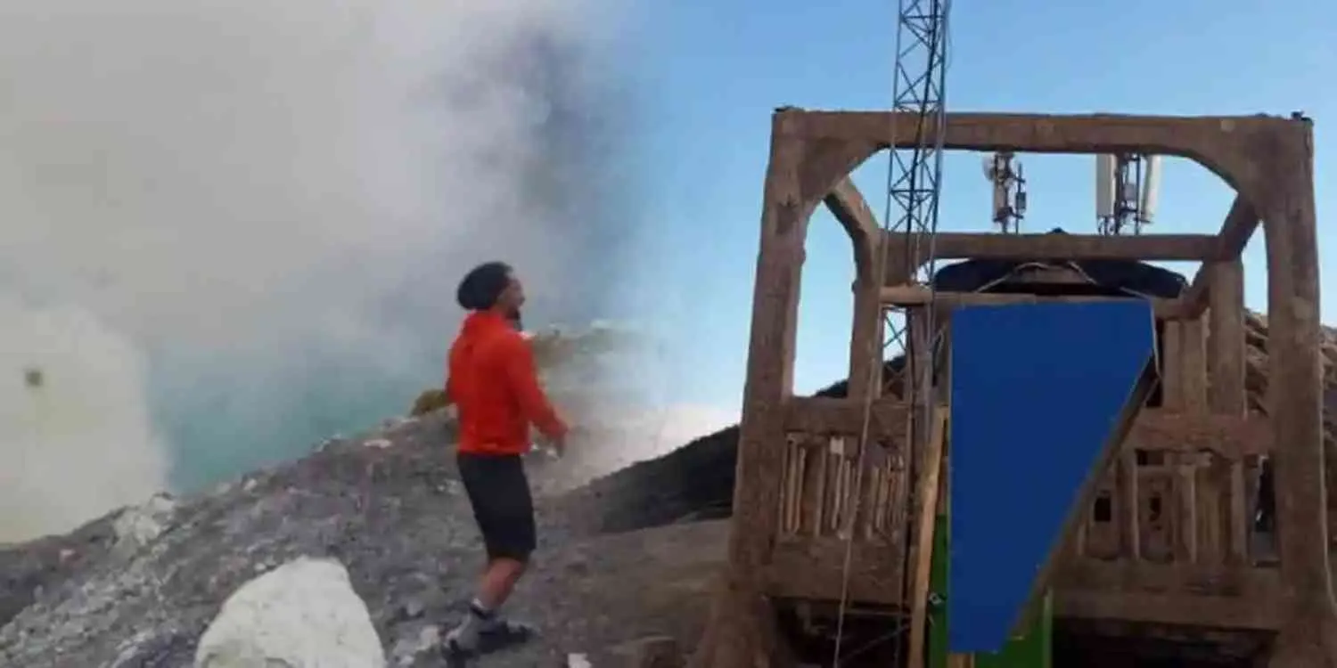 Wisata Kawah Ijen Panic Button